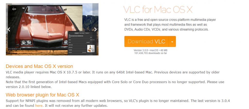vlc for mac air download